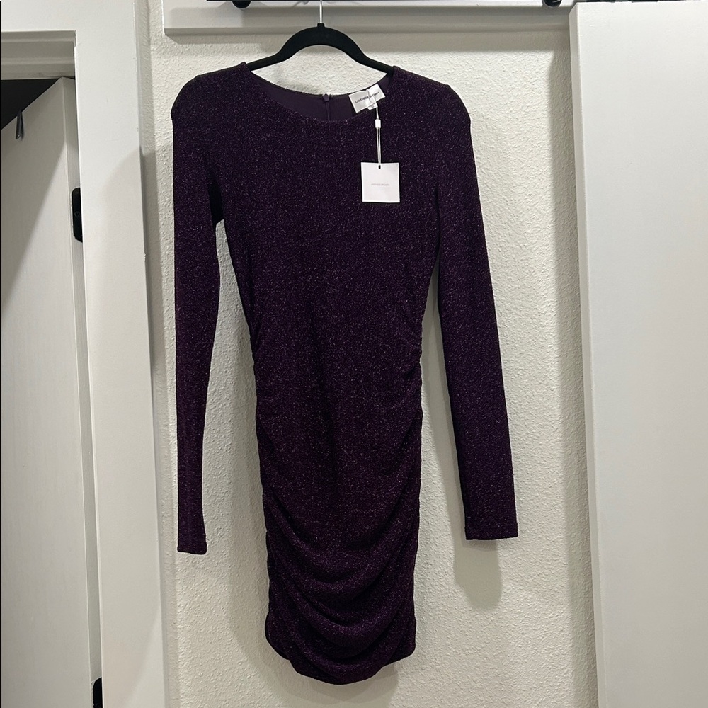 Lavender Brown Evening Dress